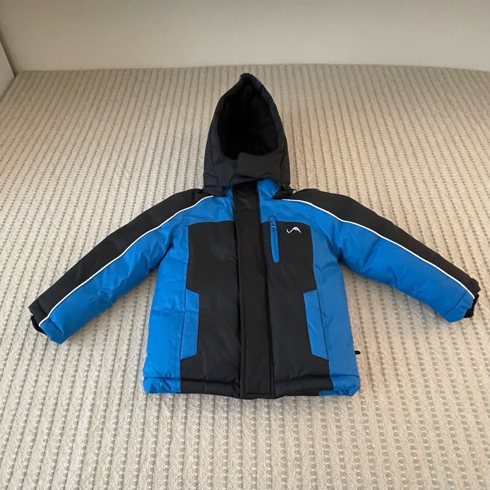 Vertical 9 Blue & Black Boy’s Winter Jacket - Removable Hood - Size: 3T